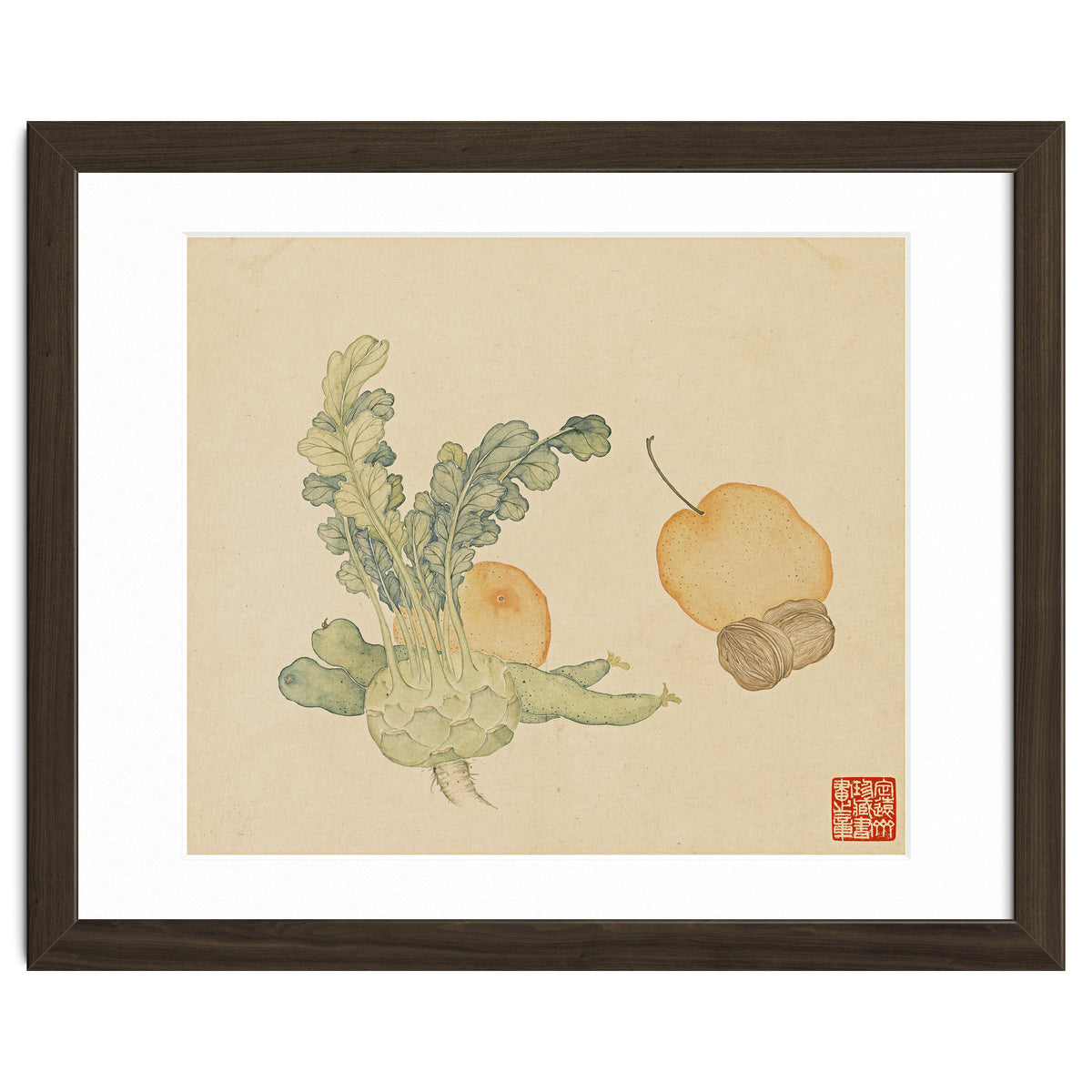 Wang Chengpi ~flowers And Vegetables, Vegetables, Fruits, Epiphyllum, Pears, Peppers
