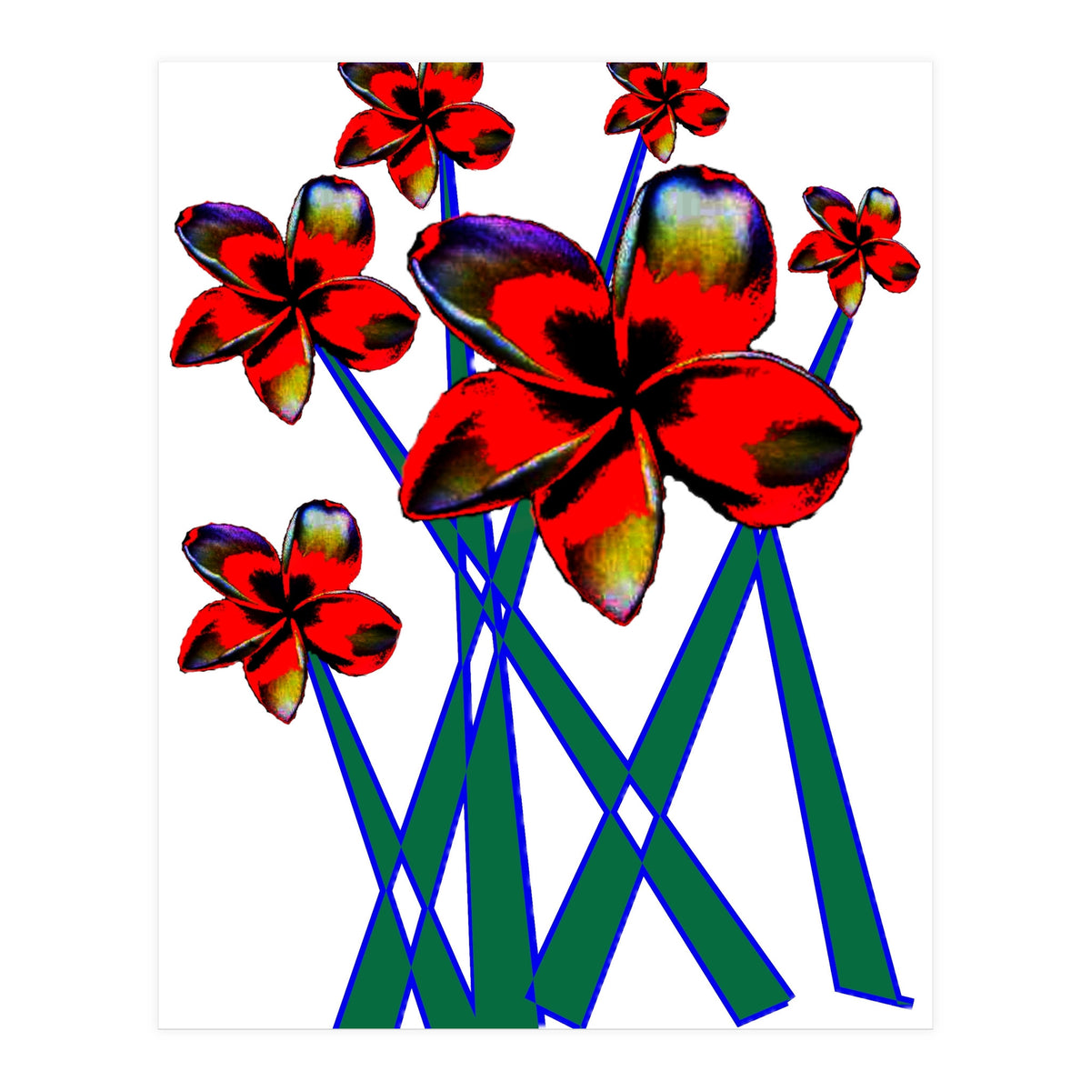 Redflowers (Print Only)