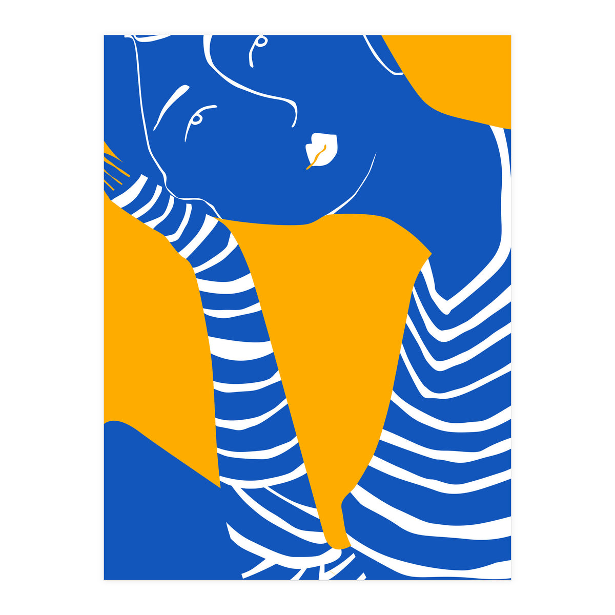 I'm Thinking Blue (Print Only)