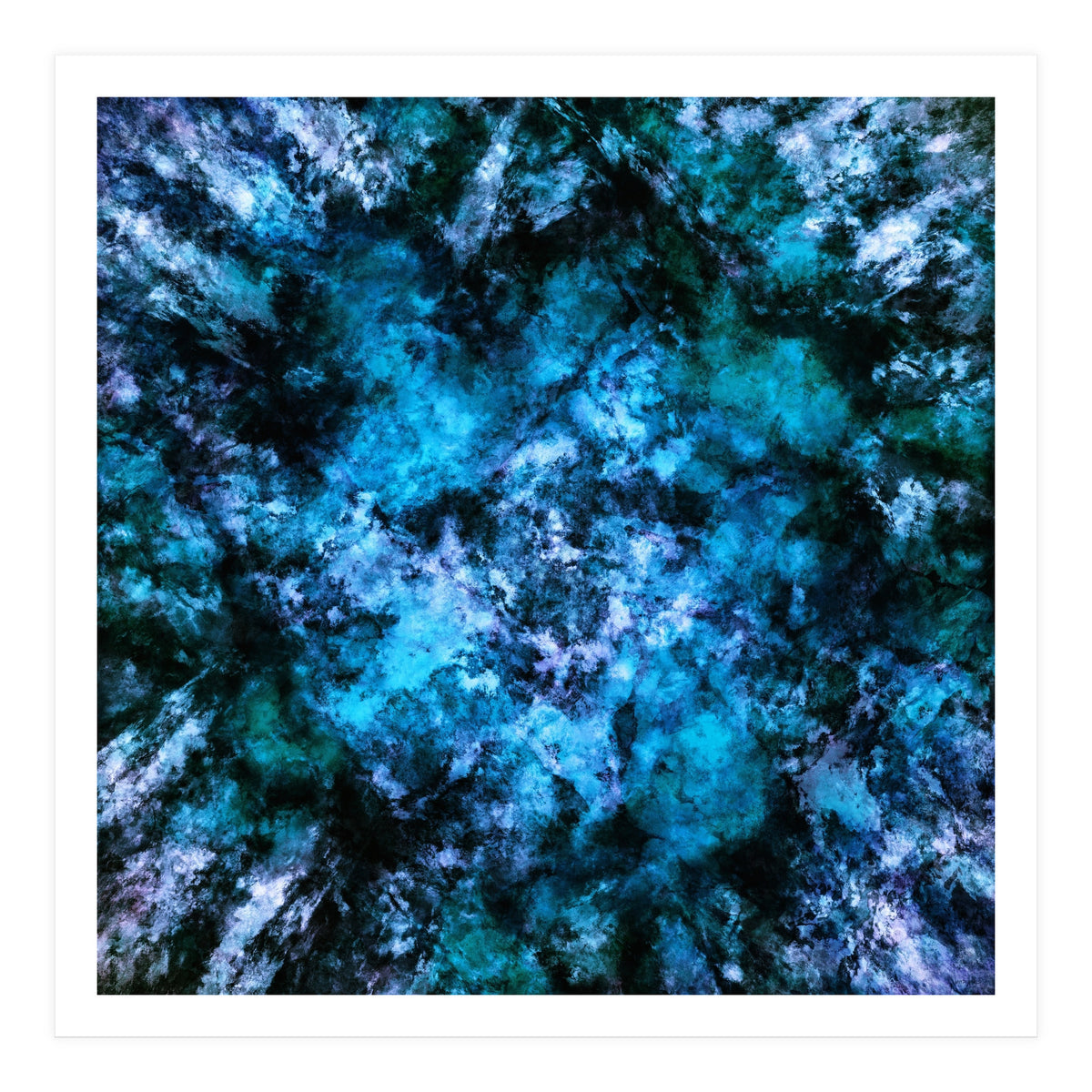 Blue Burst (Print Only)