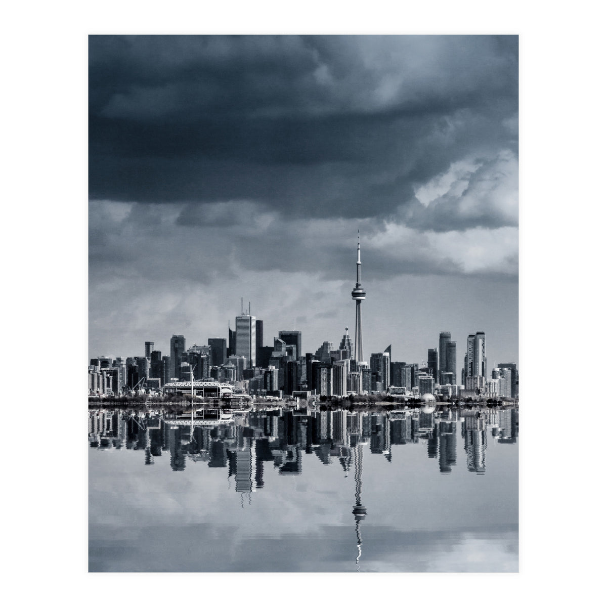 Toronto Skyline From Colonel Samuel Smith Park Reflection No 1 (Print Only)