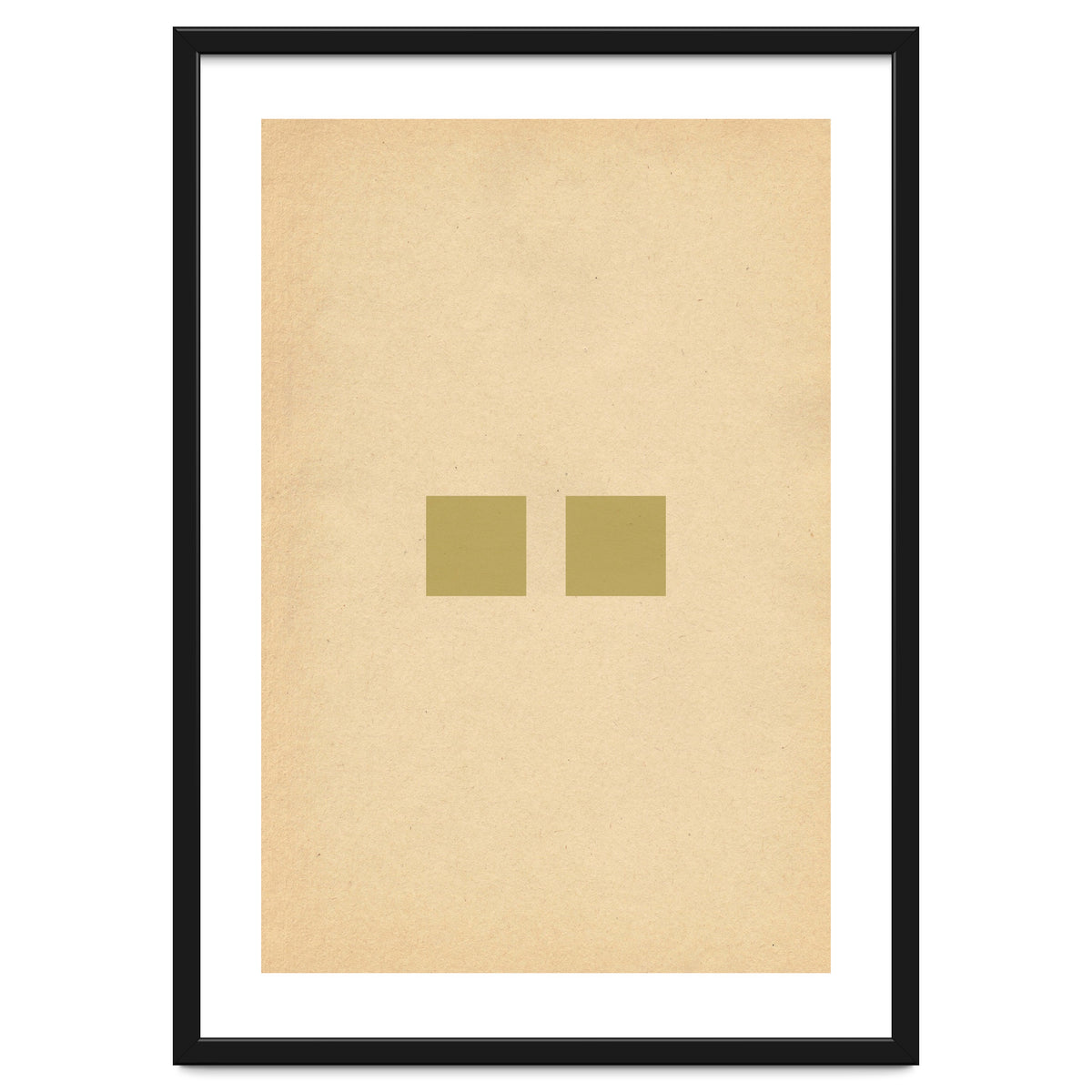 Minimalist green squares