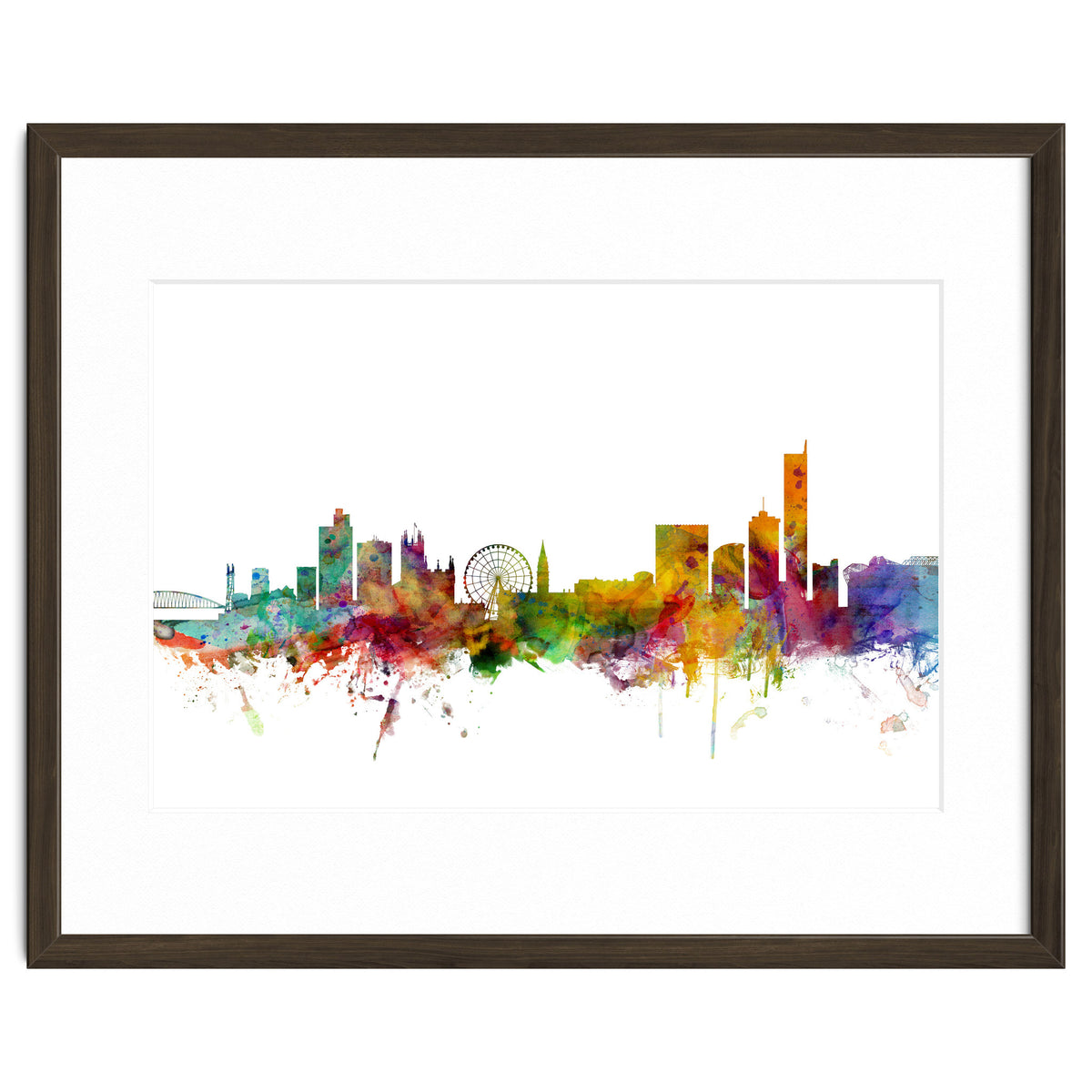 Manchester England Skyline