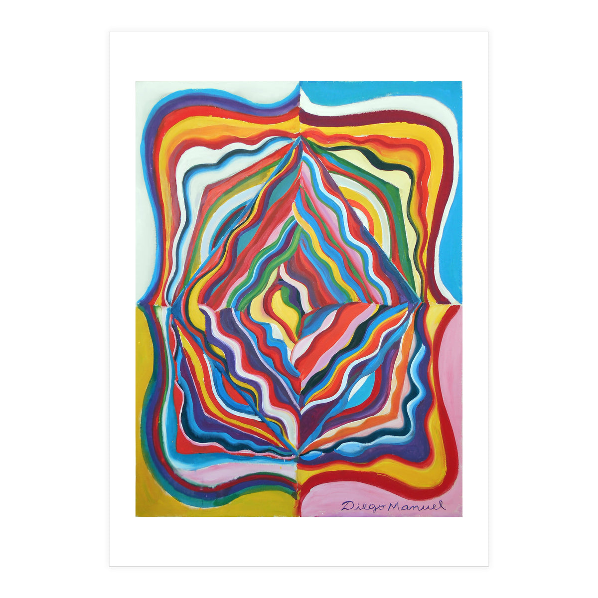 Graffiti Con Rombo (Print Only)