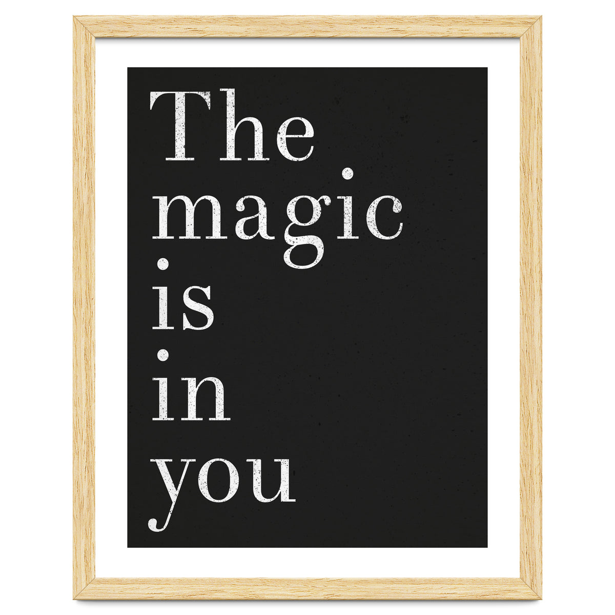 The Magic Is In You, Black