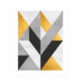 Gray and Gold Composition III (Print Only) thumbnail