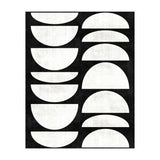 Mid-Century Modern Pattern No.8 - Black and White Concrete (Print Only) thumbnail