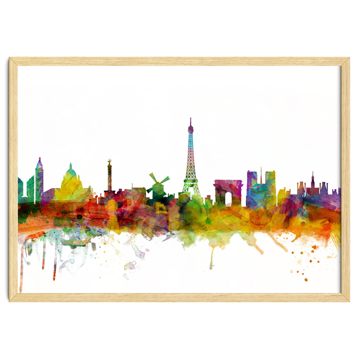 Paris France Skyline