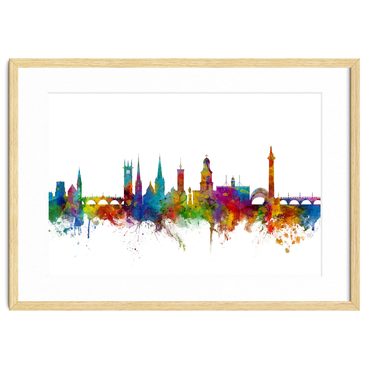 Shrewsbury England Skyline