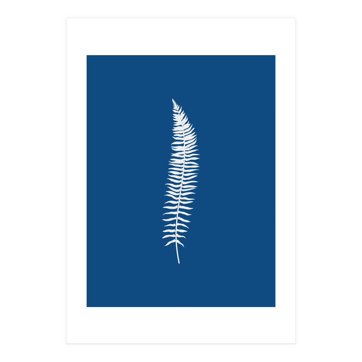 Blue Botanical I (Print Only)