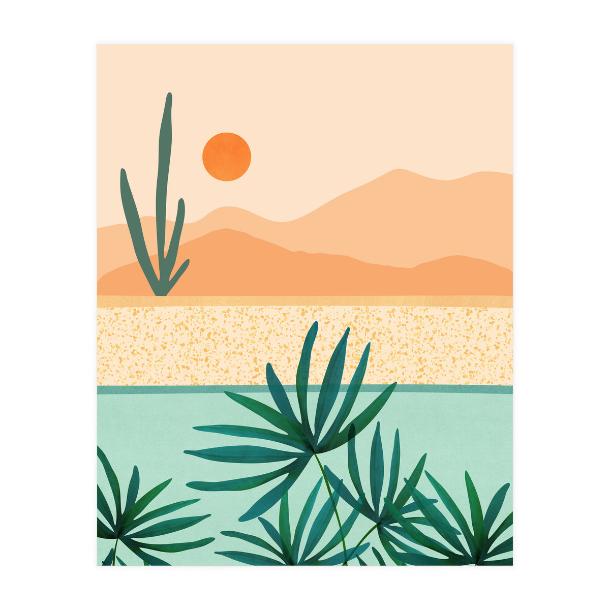 Southwest Poolside (Print Only)