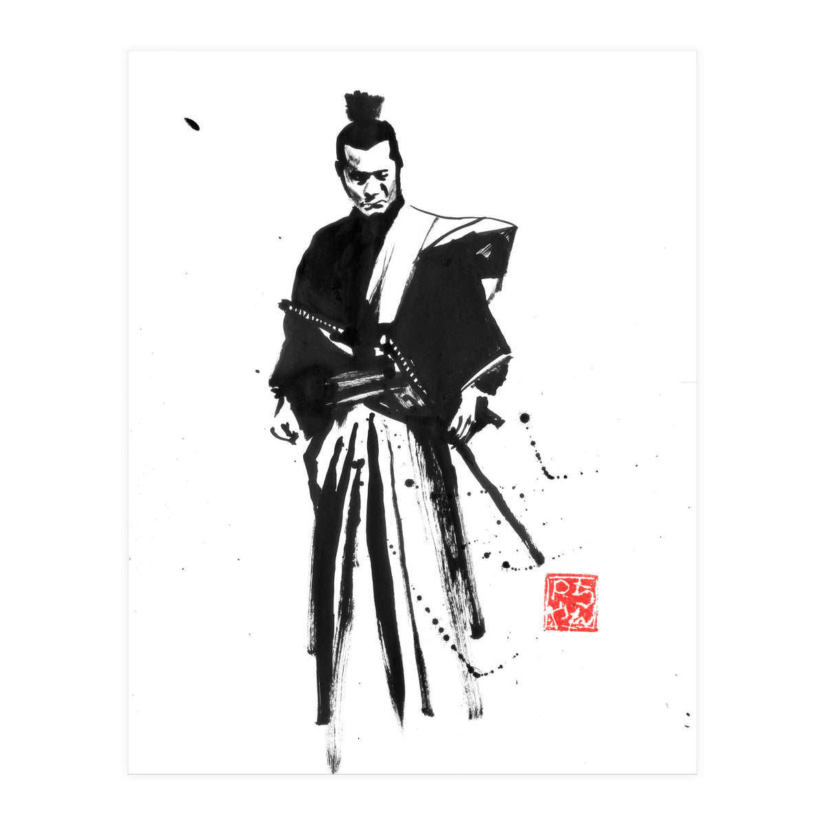 Samurai toshiro mifune (Print Only)