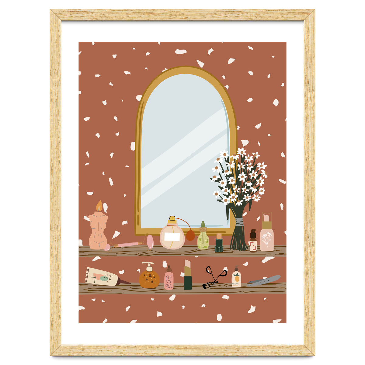 Terrazzo Vanity Decor