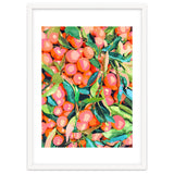 Fruit Garden, Tropical Forest Botanical Painting, Plants Vintage Nature thumbnail