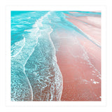 Sea Blue And Rose Gold (Print Only) thumbnail