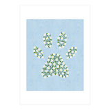Floral Paw Print (Print Only) thumbnail