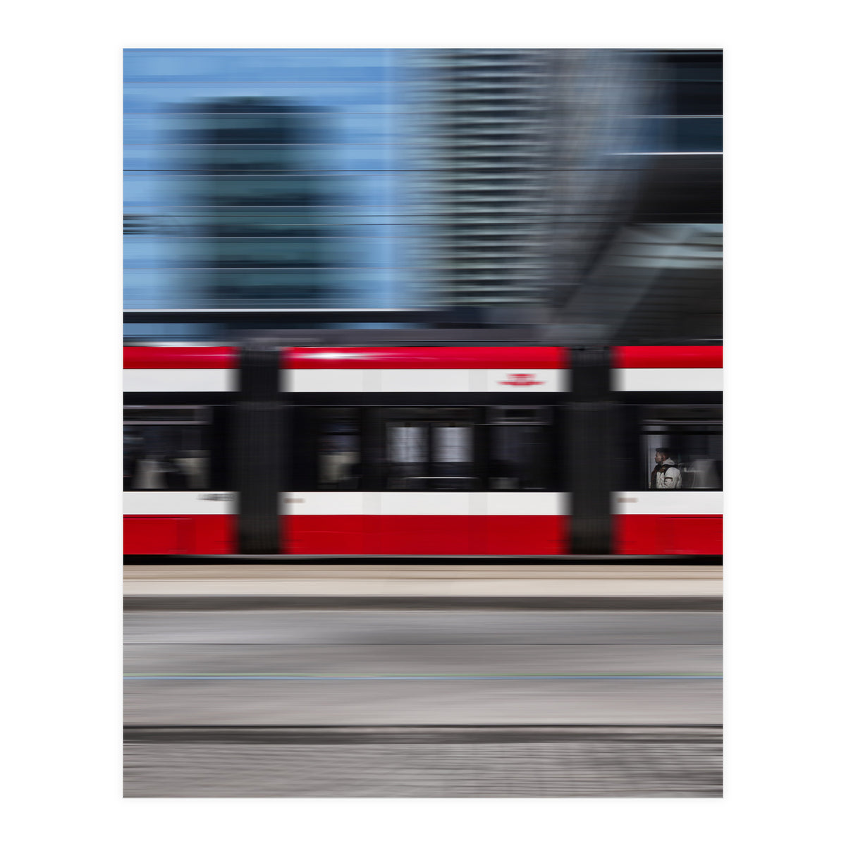 The 509 Harbourfront Streetcar Blur Version No 5 (Print Only)