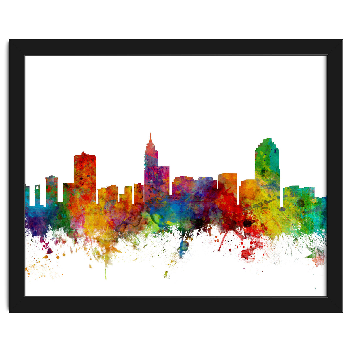 Raleigh North Carolina Skyline