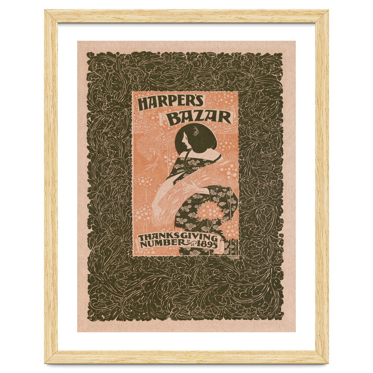 Harpers Bazar Thanksgiving Advertisement