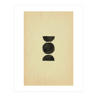 Abstract mid-century modern shapes (Print Only)