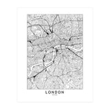 London White Map (Print Only) thumbnail