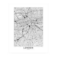 London White Map (Print Only)