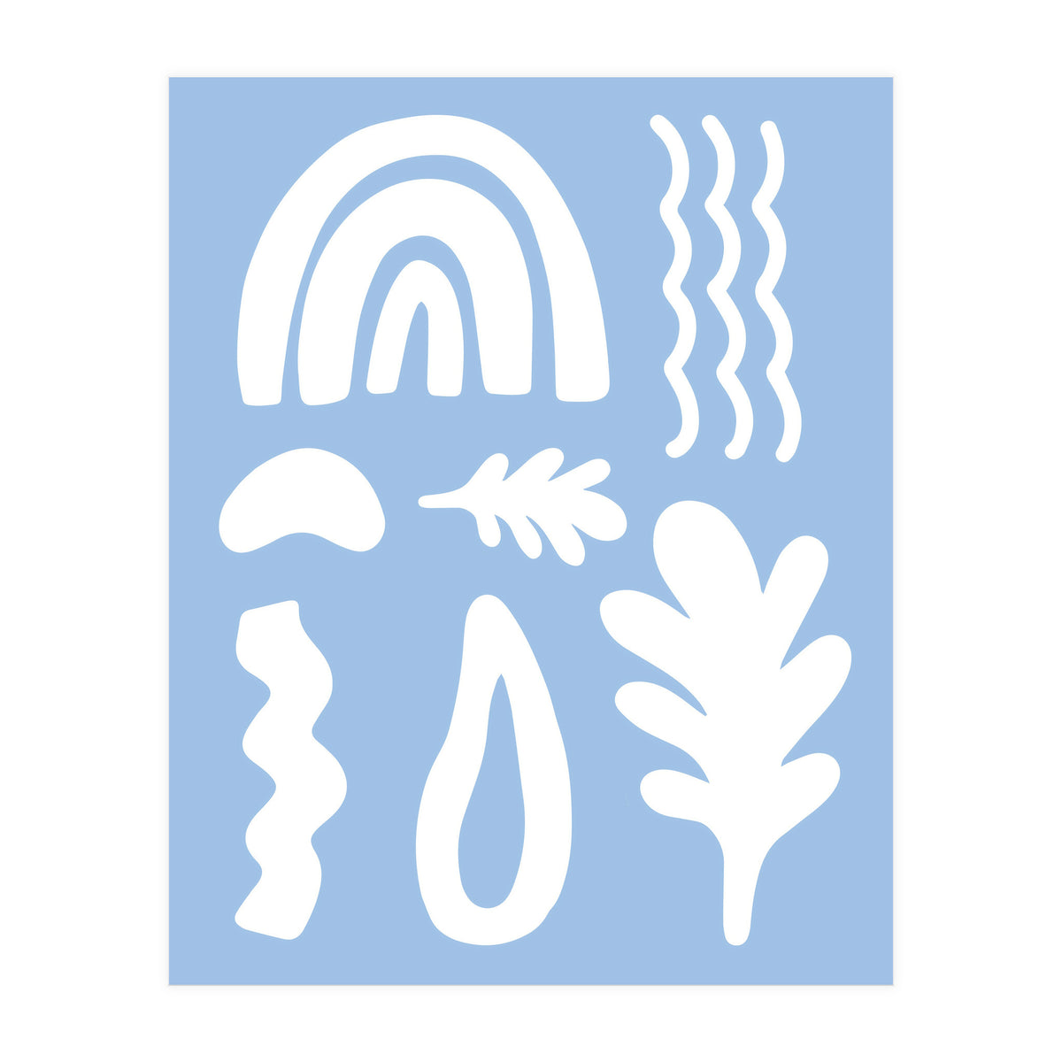 Abstract Happy Shapes (Print Only)