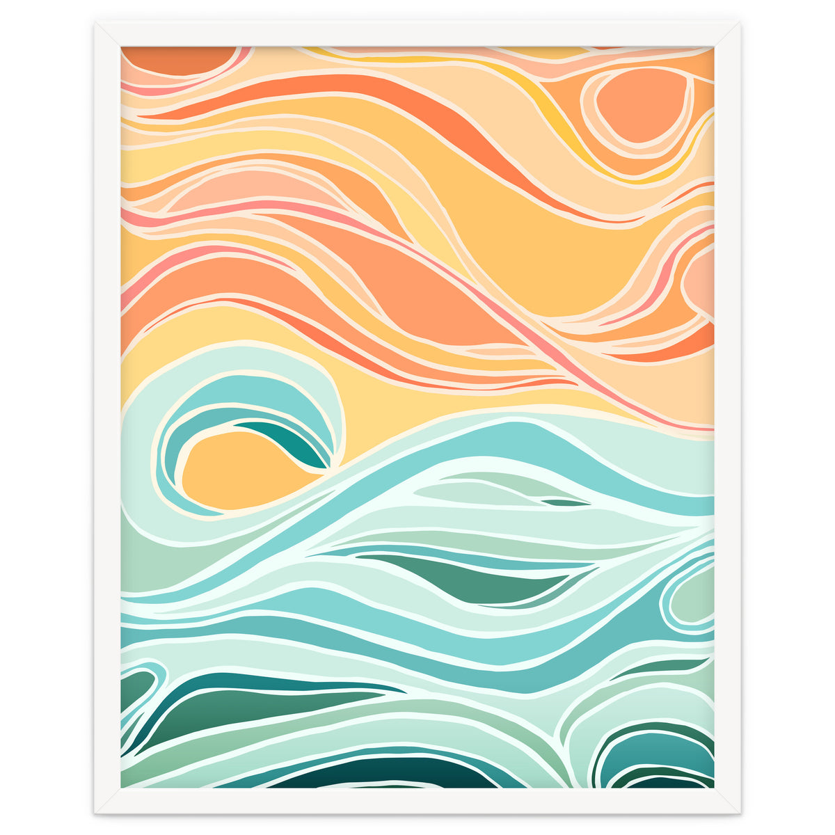 Sky And Sea Abstract