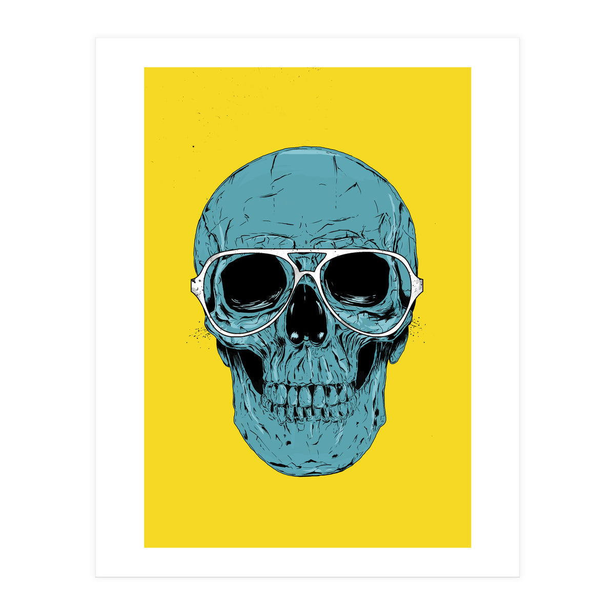 Blue Skull (Print Only)