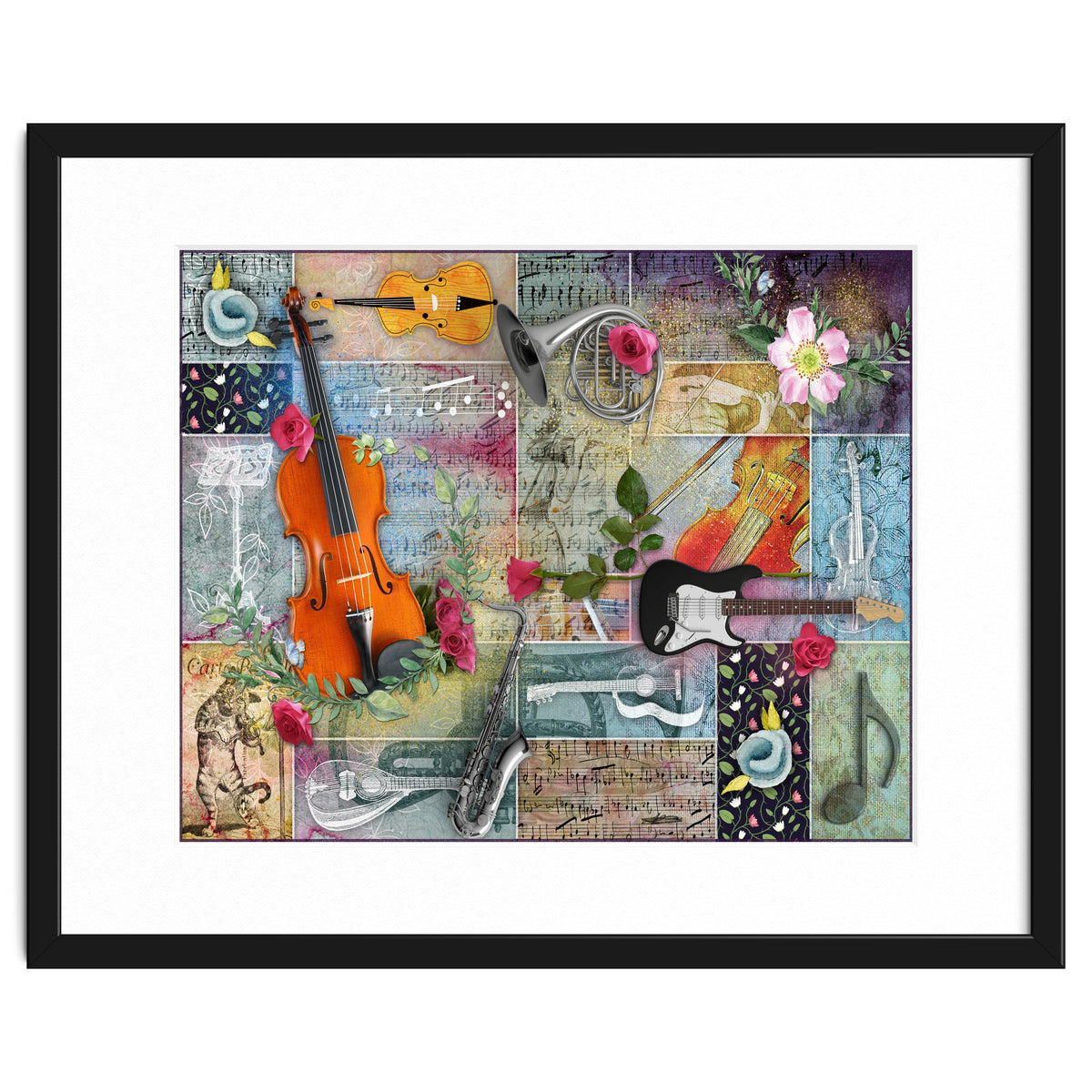 Musical Garden Collage