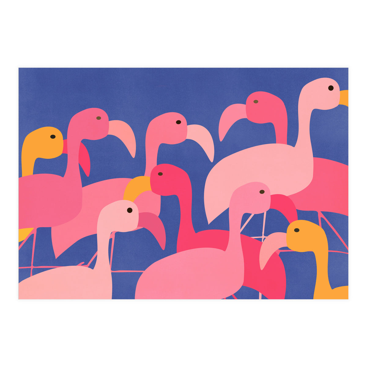 Flamingo Party (Print Only)