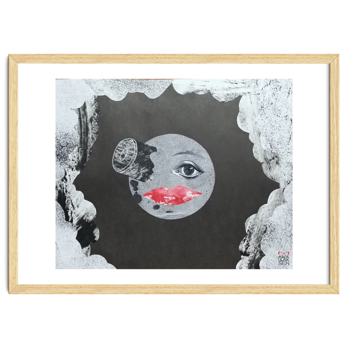 Voyage dans la lune collage