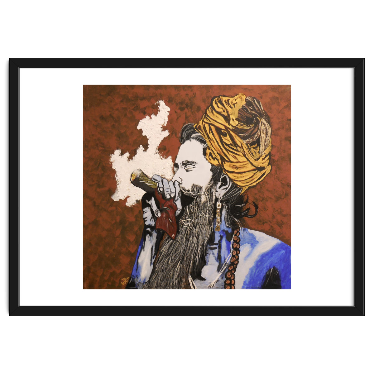 Aghori - Acrylic On Canvas