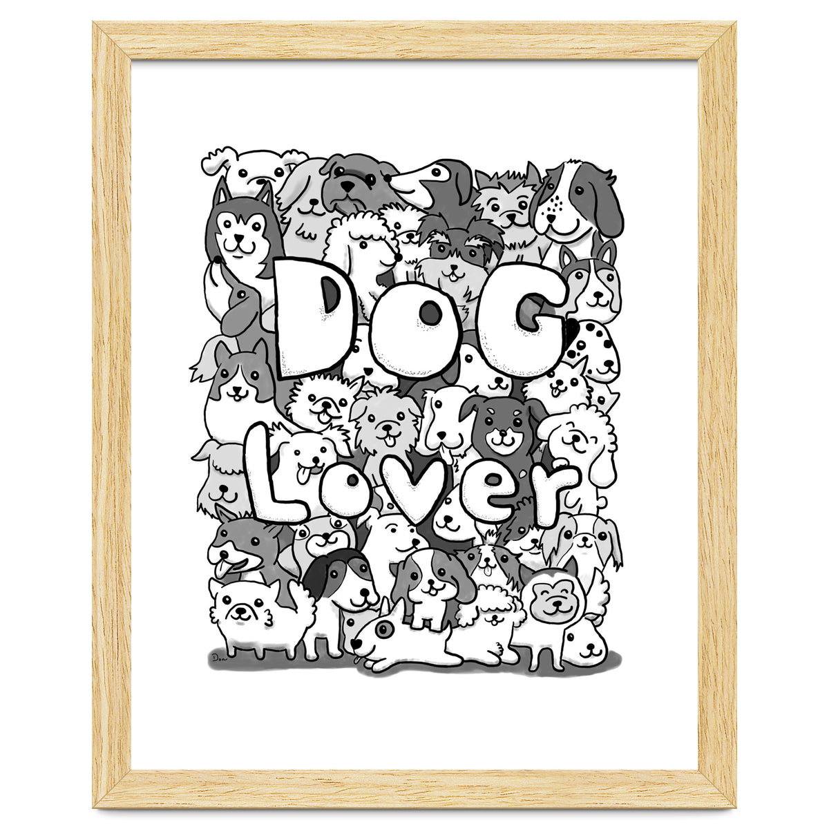 Doodle 72:  Dog Lover