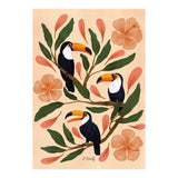 Toucans in the Hibiscus (Print Only) thumbnail
