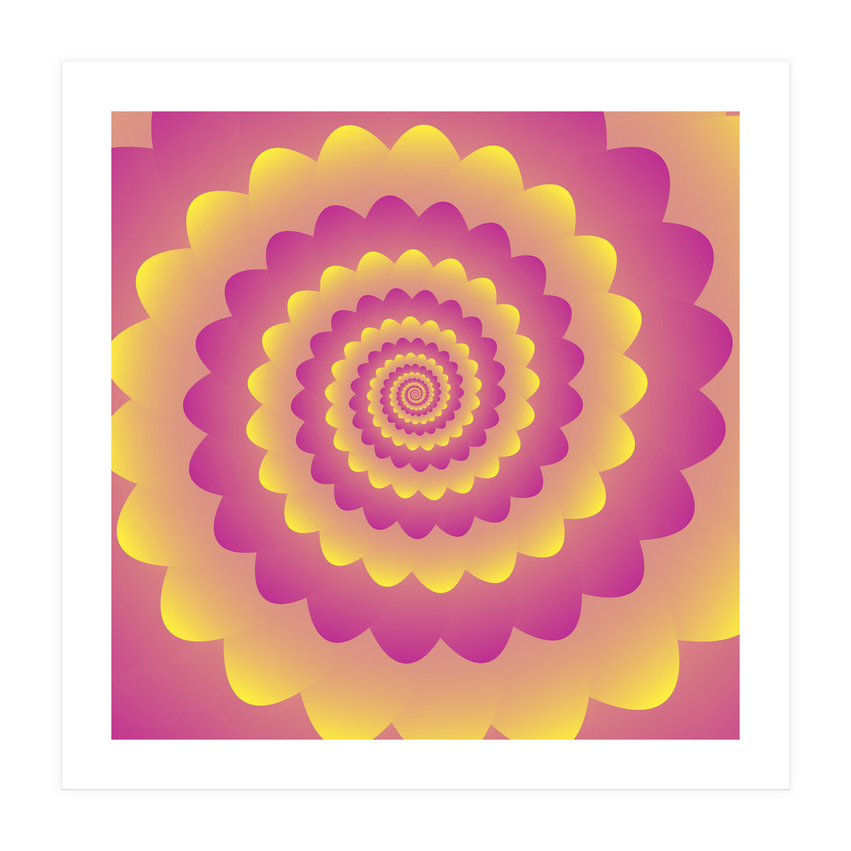 Indain Rangoli Pattern  (Print Only)