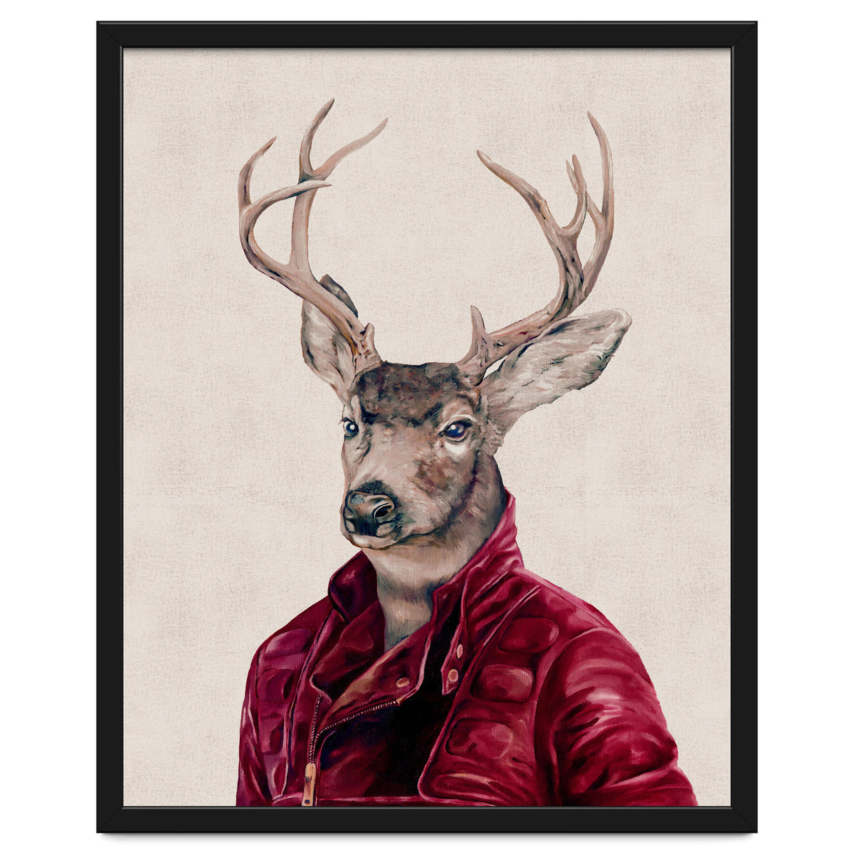 Deer In Leather