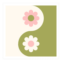 Yin Yang Flowers (Print Only)