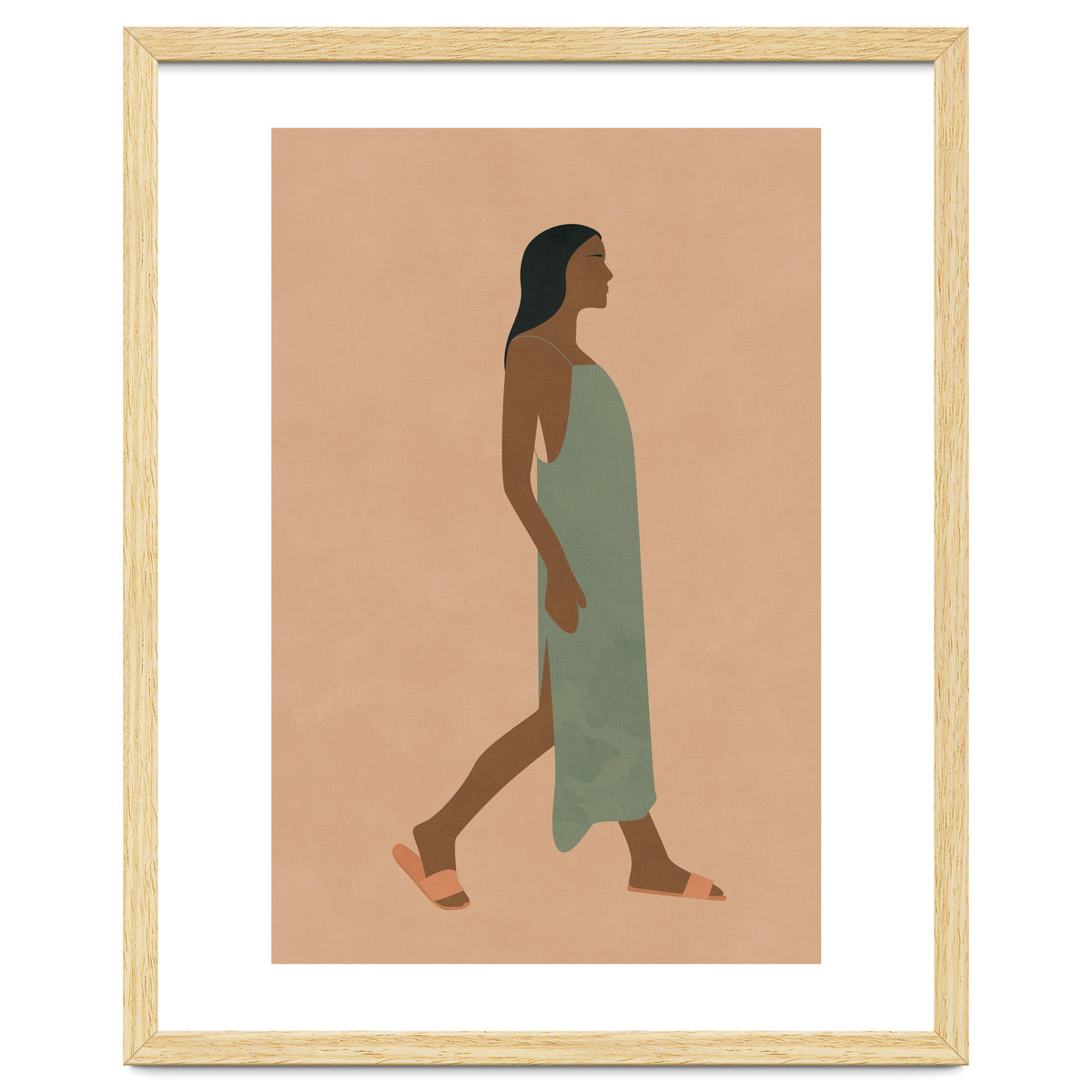 Minimalist Boho Woman