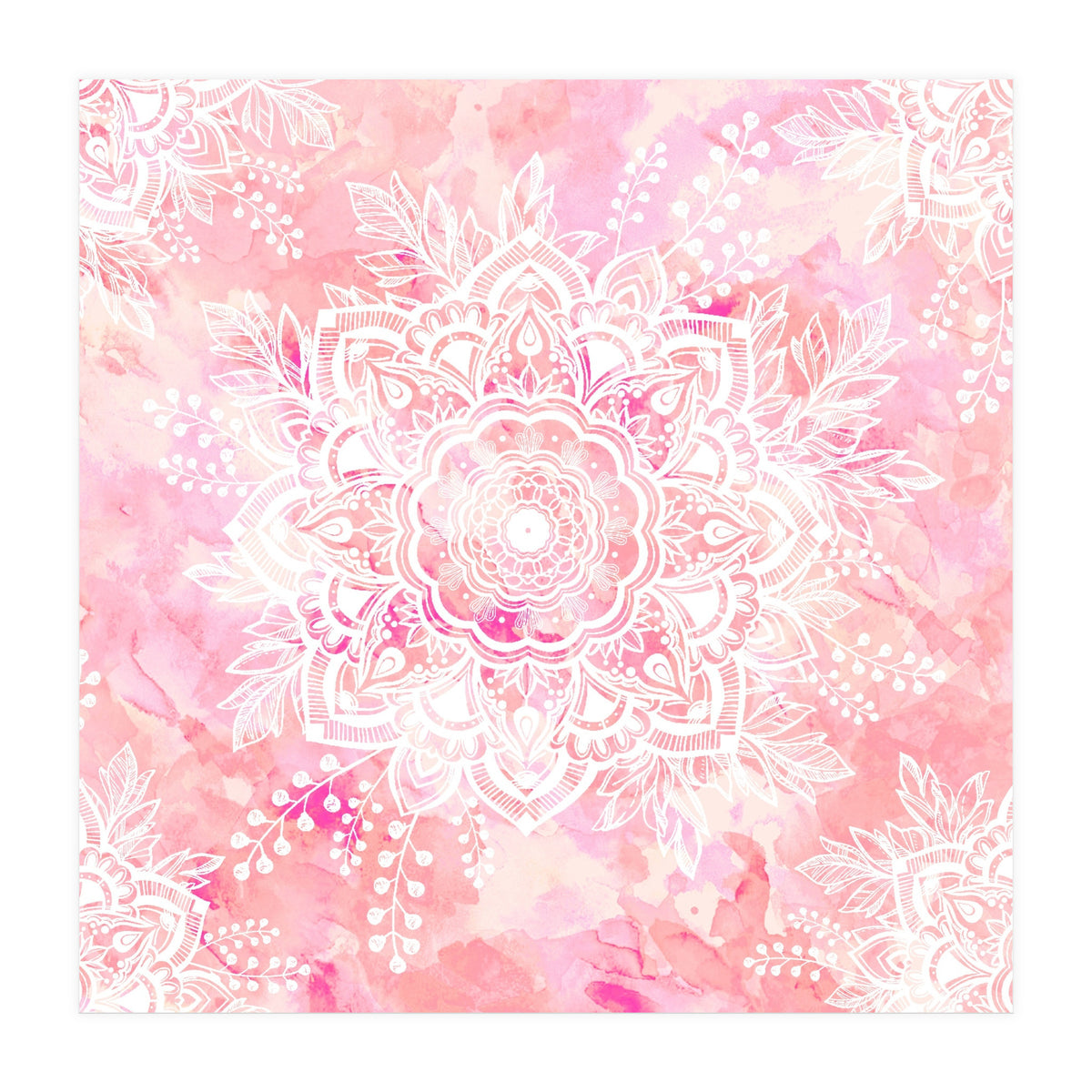 Queen Starring of Mandalas-Rose (Print Only)