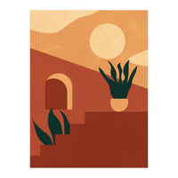 Boho  Desert Terracotta Print (Print Only)