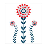 Scandi Folk Flowers  (Print Only) thumbnail