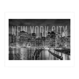 NEW YORK CITY Skyline | Monochrome (Print Only) thumbnail