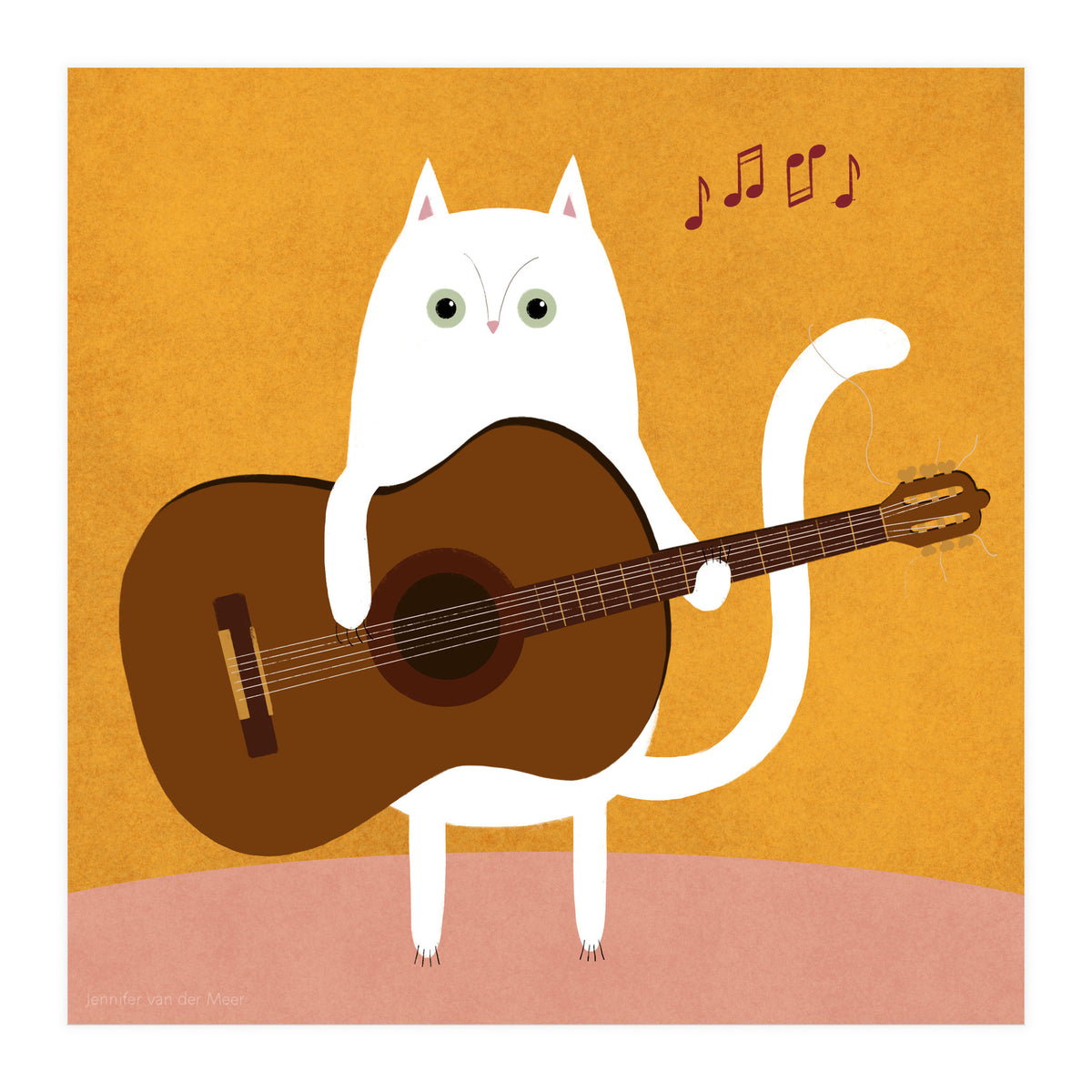 Cat 98: The rock star (Print Only)