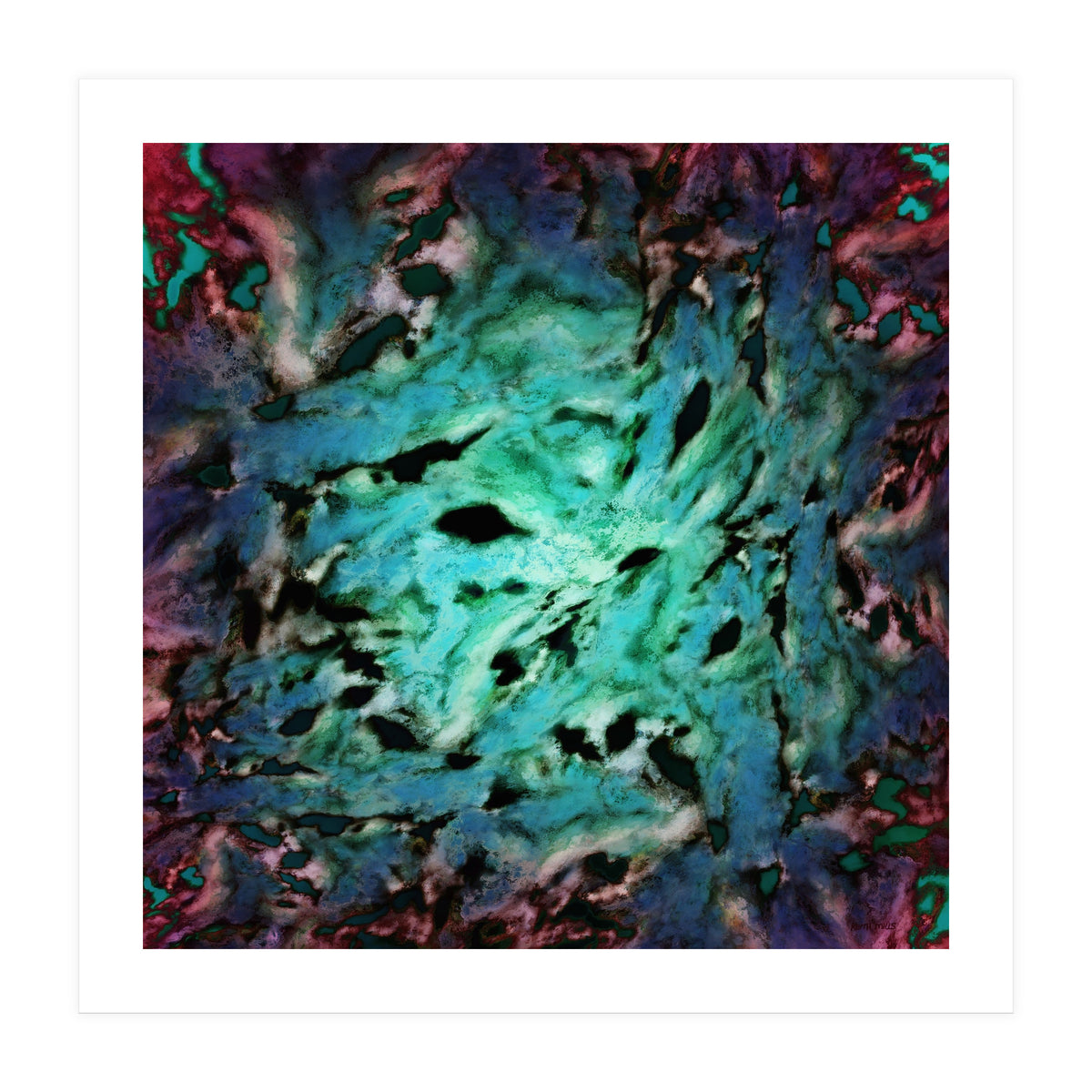 Smash Smash Turquoise (Print Only)