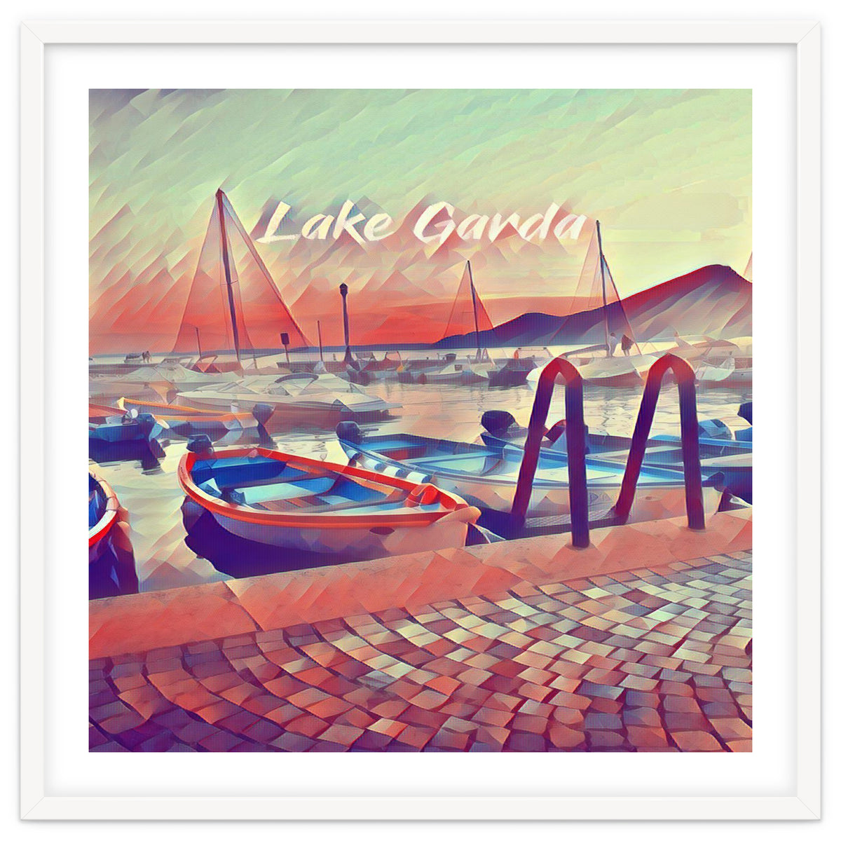 Boats On Lake Garda