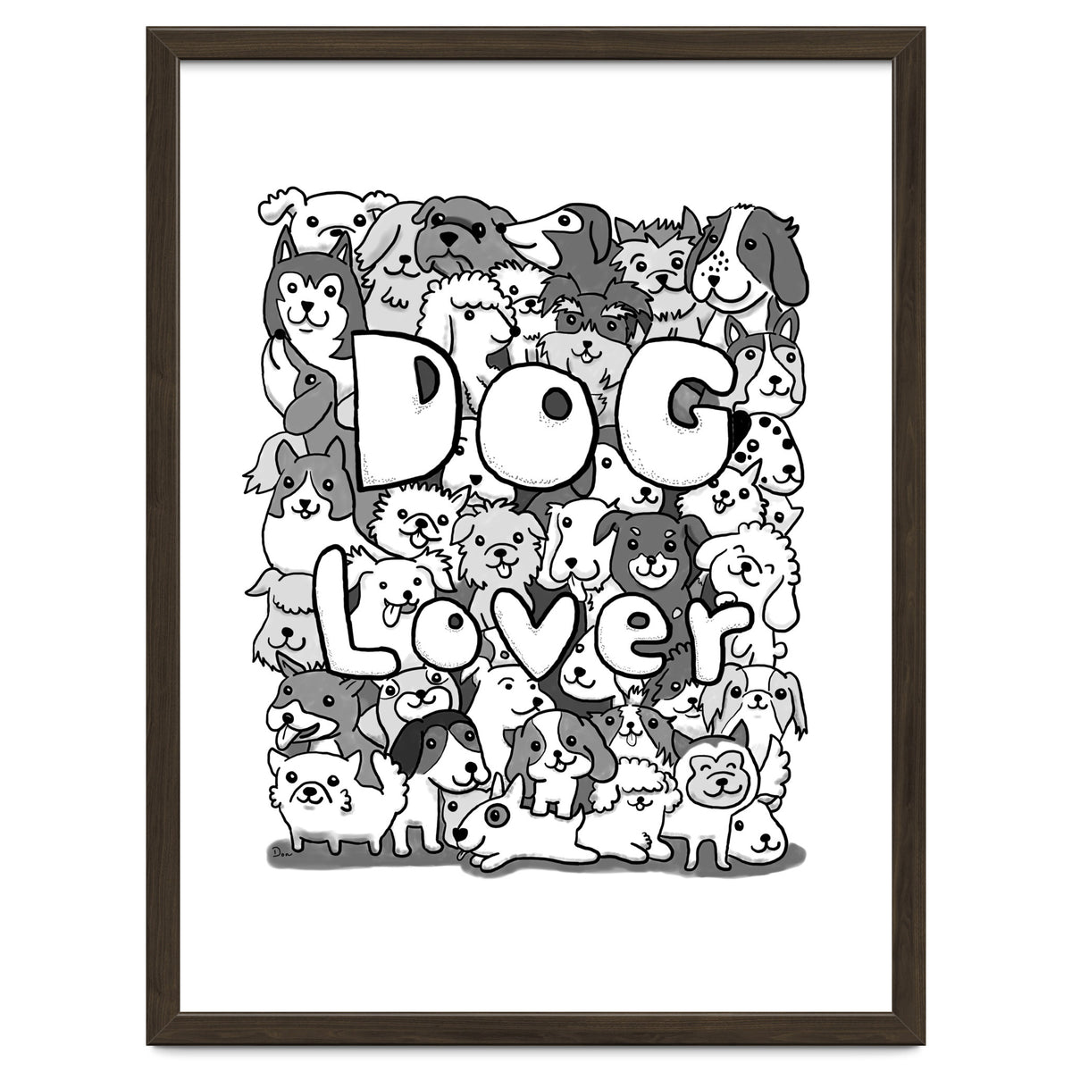 Doodle 72:  Dog Lover