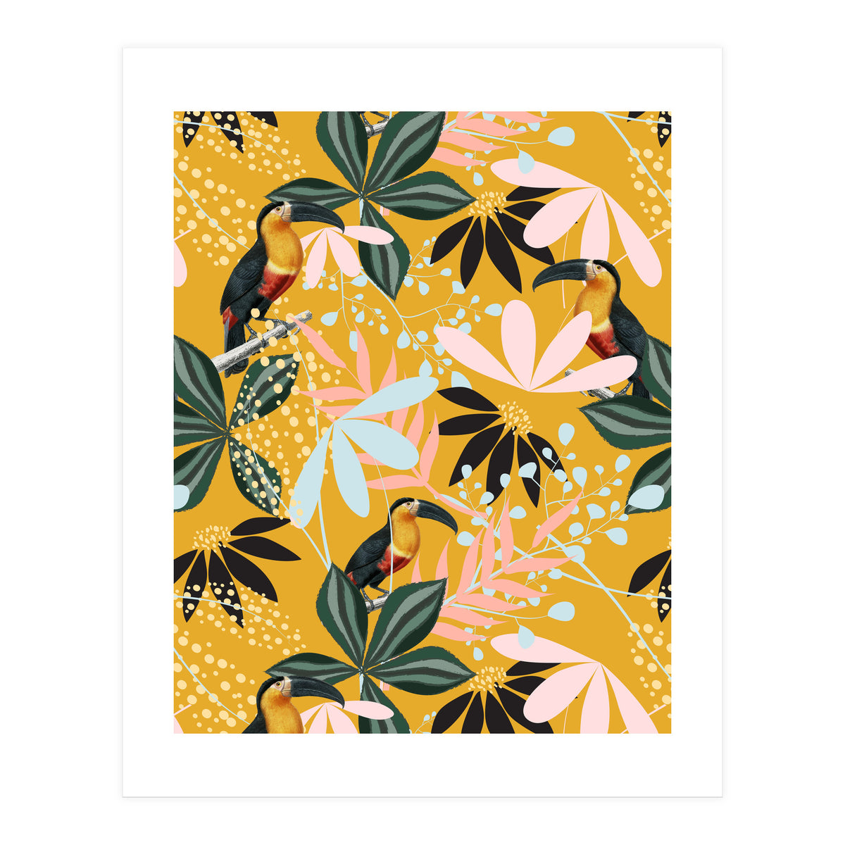 Tropical Toucan Garden (Print Only)