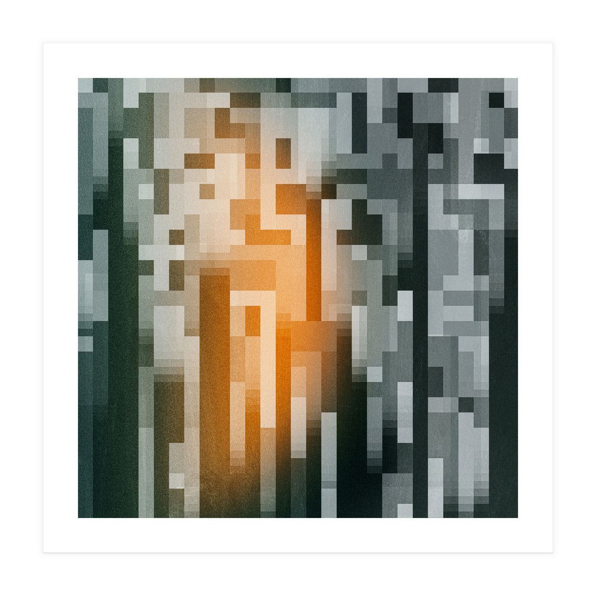 Pixel City #4 (Print Only)