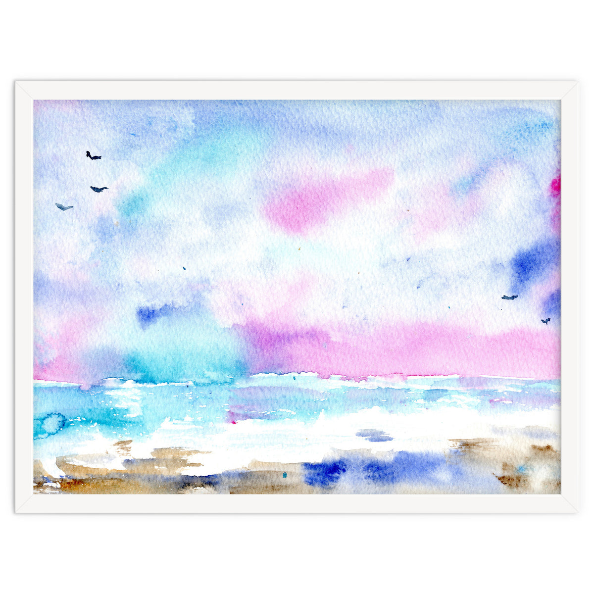 Tenderness of the sea || watercolor